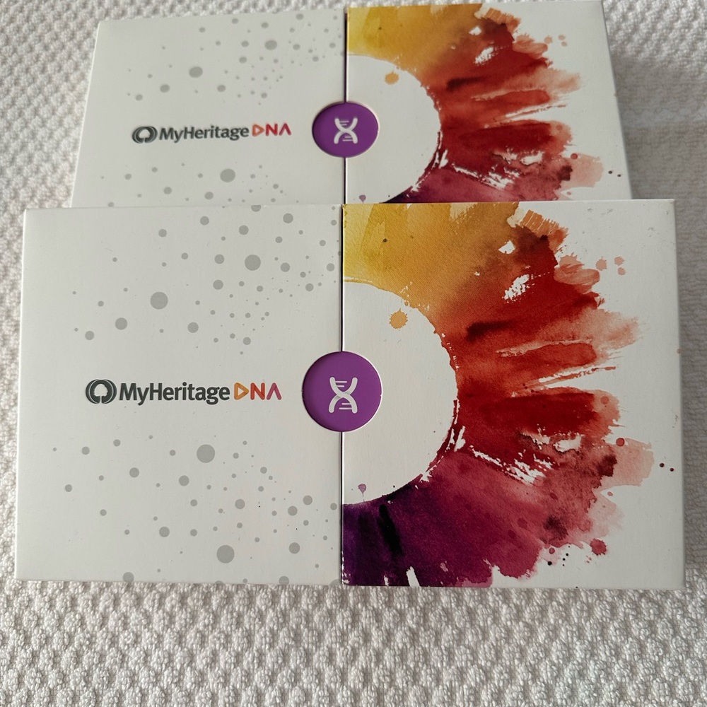 MyHeritage DNA Kit with Vibrant Design (2 kits $25)